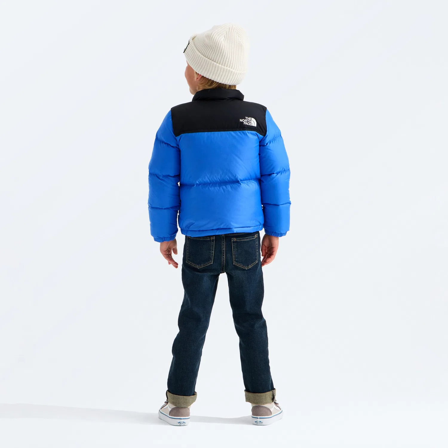 Куртка детская утепленная с капюшоном 1996 Retro Nuptse Down Jacket The North Face, Active Blue — фото 2
