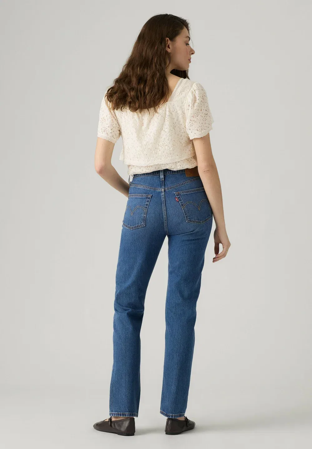 Женские джинсы 501 - джинсы прямого кроя Levi'S, Pretty Pleasing Med Indigo Worn In — фото 3