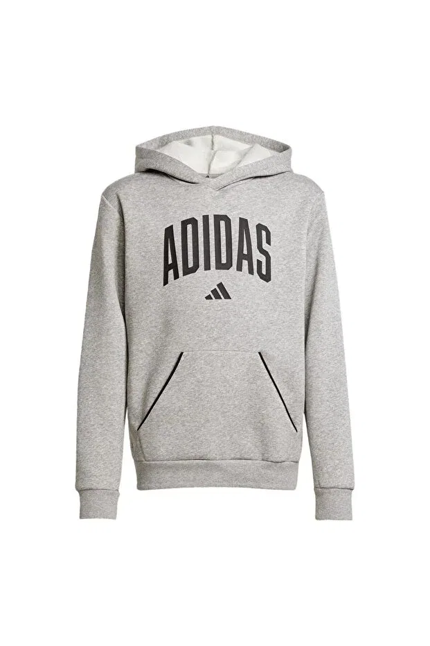 Детские свитшот для девочек с капюшоном Adidas, Gray
