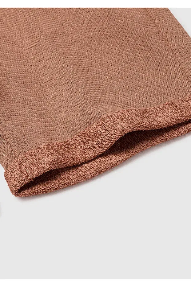 Детские шорты для мальчиков хлопковые Logo United Colors Of Benetton, Brown — фото 3