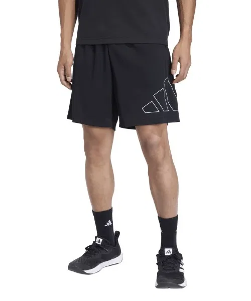 Мужские шорты с логотипом Big Logo из пике Adidas, Black