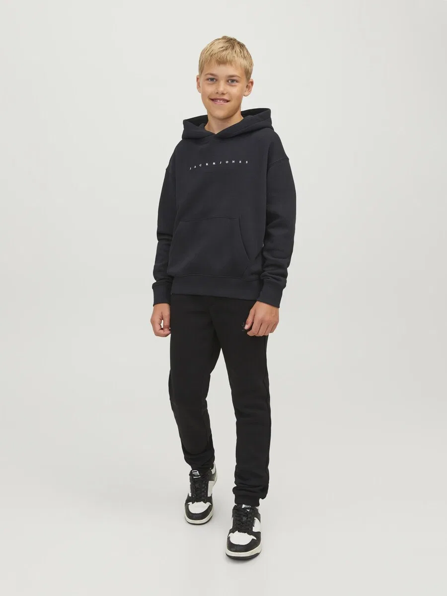 Детский свитер 'JJEStar' черного цвета Jack & Jones Junior — фото 3