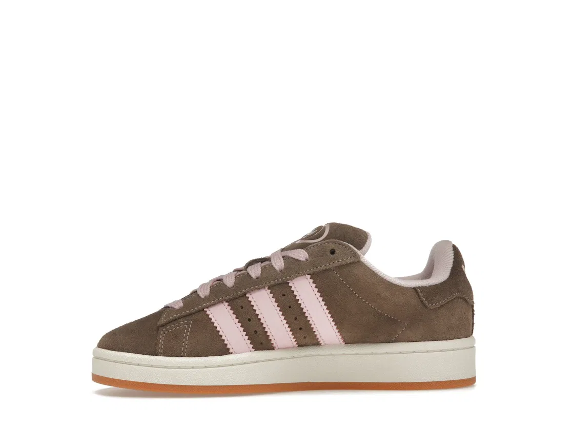 Детские кроссовки lifestyle с замшевым верхом Adidas Campus 00s, Earth Strata Clear Pink Off White — фото 3
