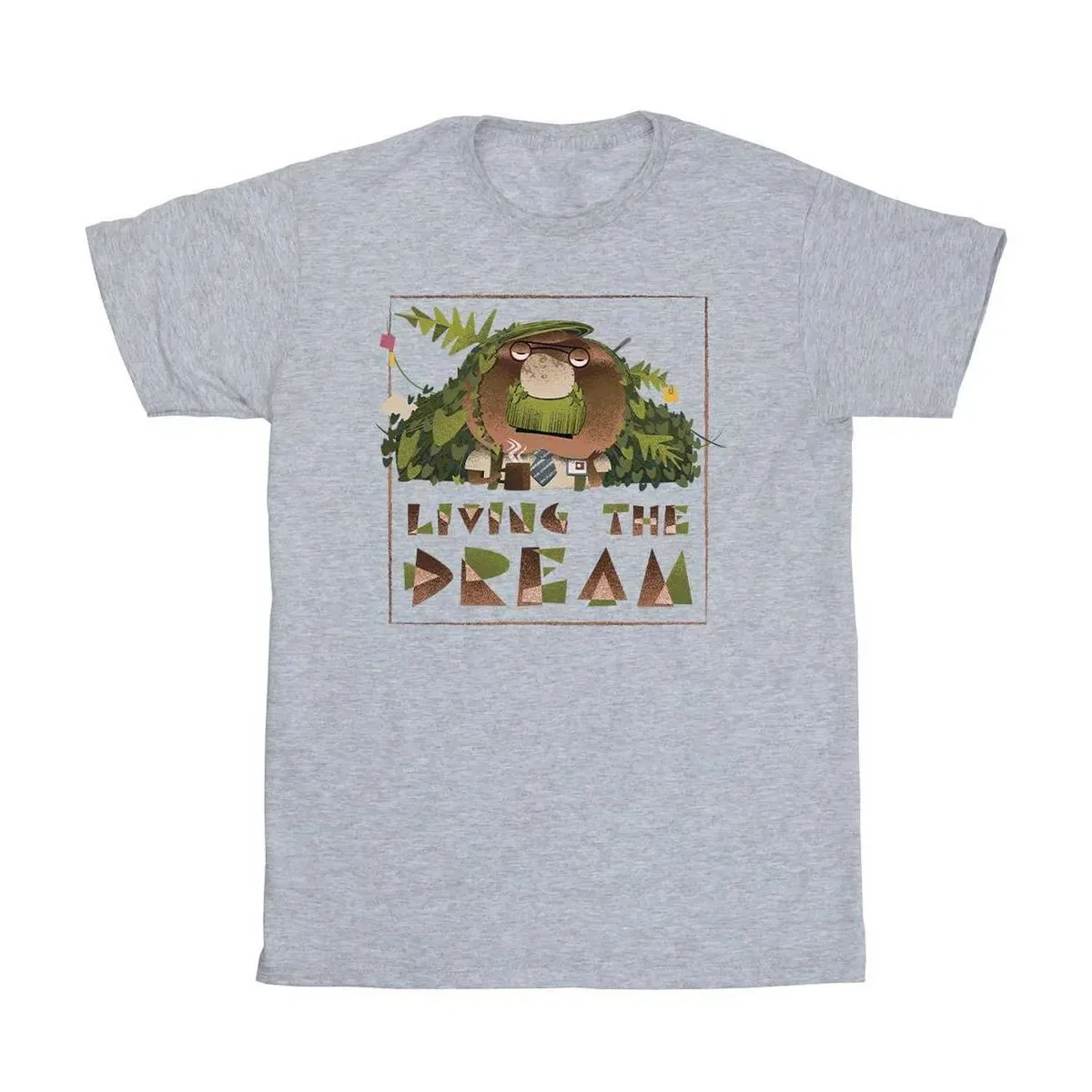 Футболка с принтом Living the Dream Elemental, Grey