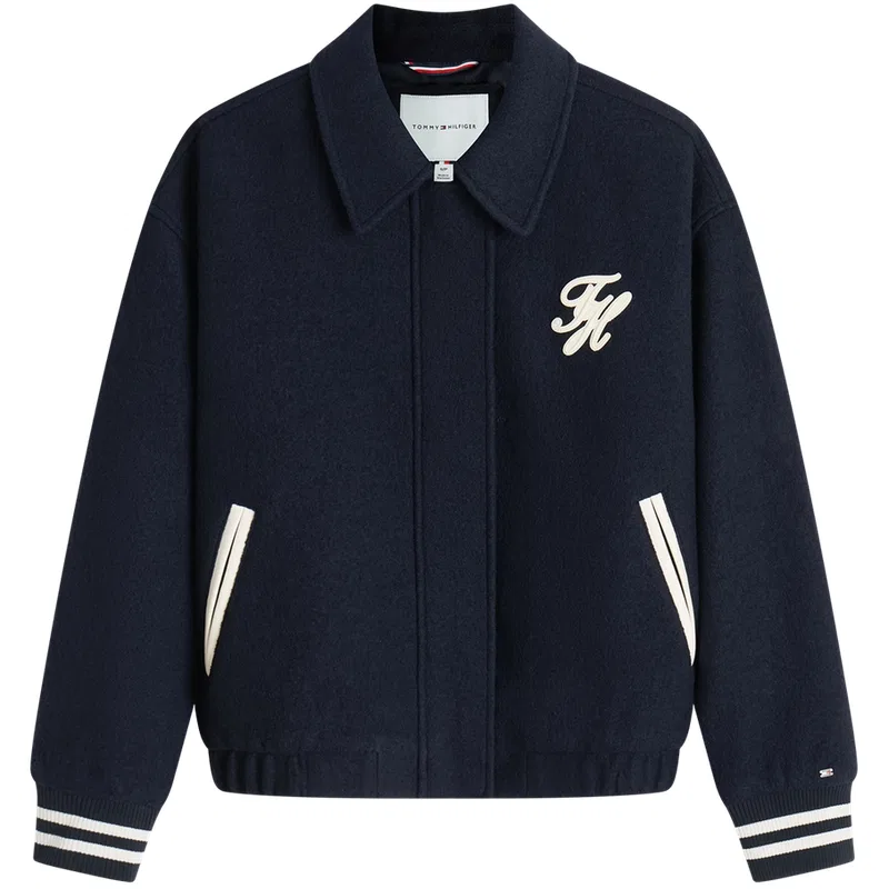Женская куртка с лацканами Navy Blue DW5 Tommy Hilfiger, Navy Blue DW5 — фото 3