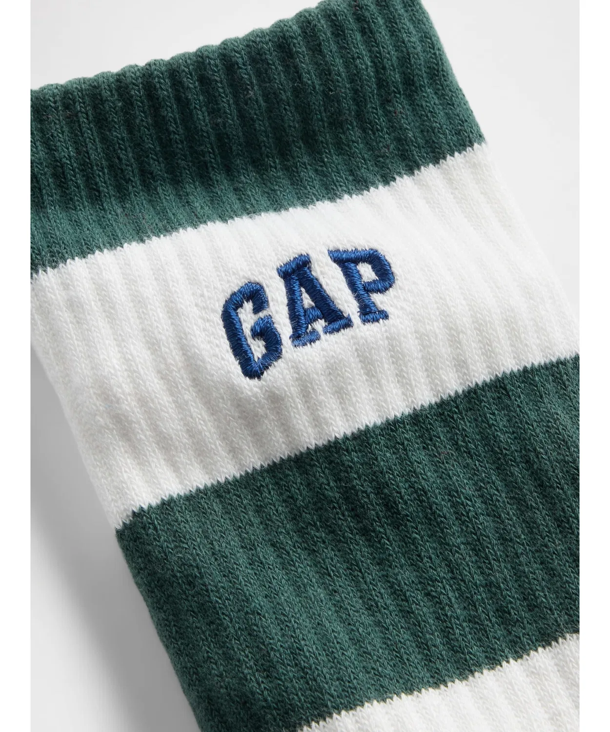 Мужские носки-крю с принтом GAP, модель Rugby Stripe, Blue — фото 3