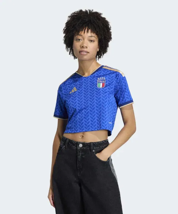 Футболка домашняя, Италия 26, Adidas, Bold Blue