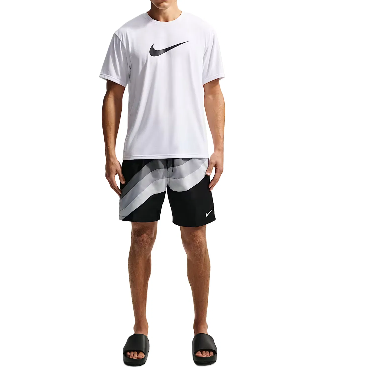 Мужские шорты для волейбола с длиной 18 см Swim Breaker, Nike, Black