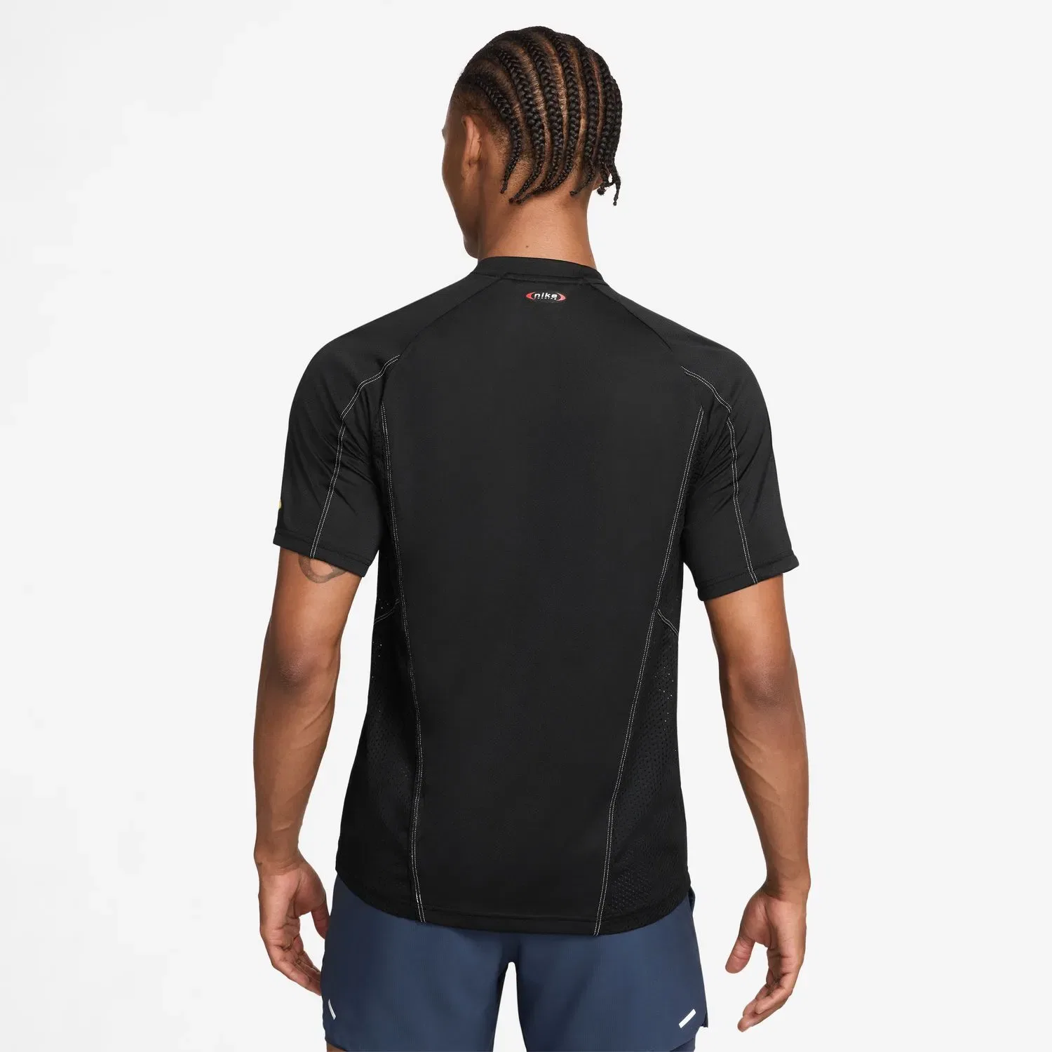 Мужская футболка с длинным рукавом DF Retro Ss Top Nike, Negro — фото 2