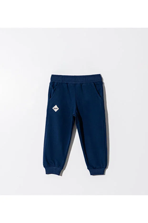 Детские спортивные штаны для мальчиков хлопковые Kidddio, Navy Blue — фото 2