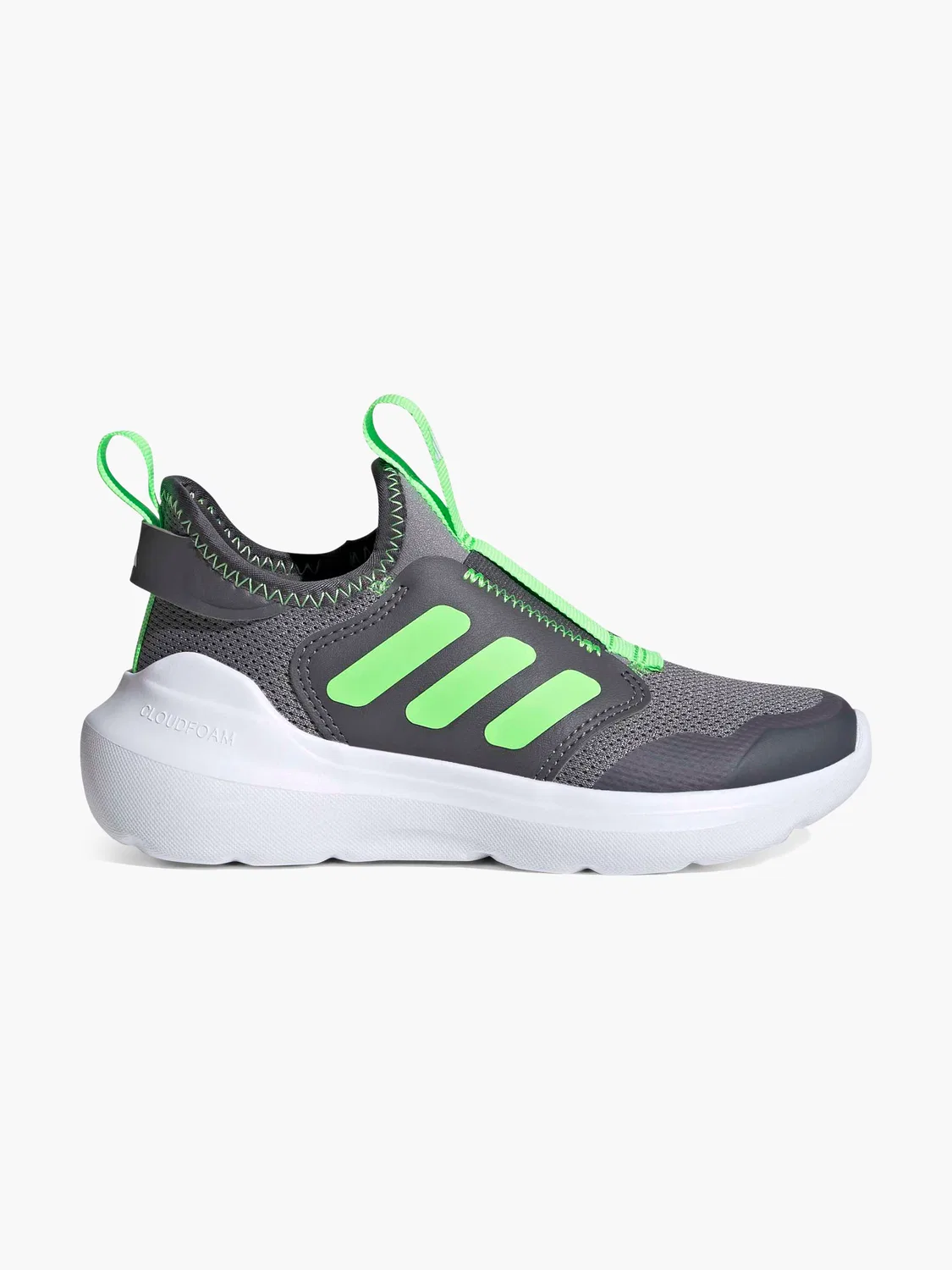 Детские кроссовки slip-on Adidas, серый