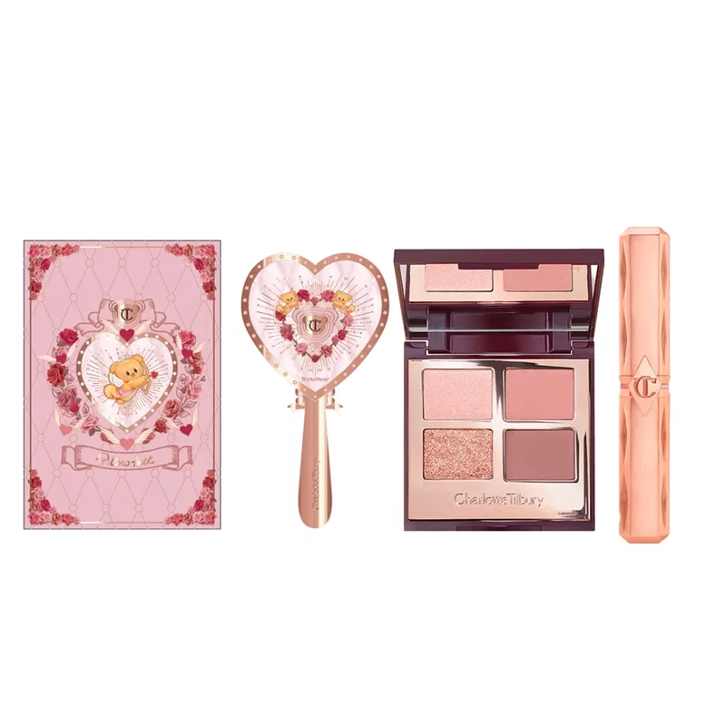 Набор теней для век и увлажняющего бальзама Charlotte Tilbury, Pillow Talk