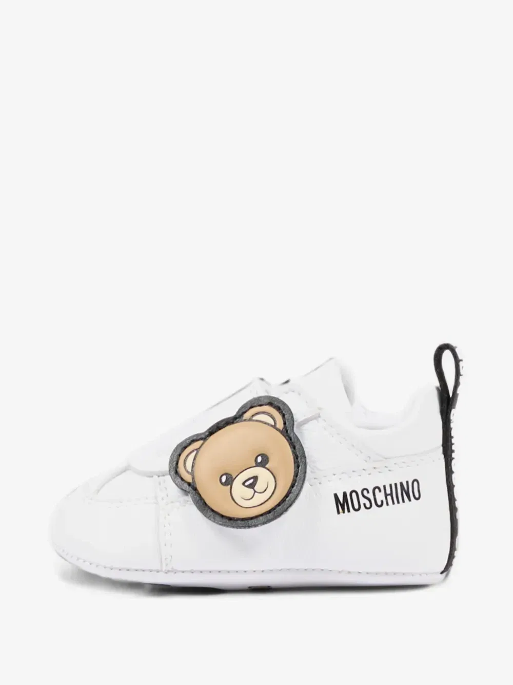 Кроссовки на липучках «Медвежонок» Moschino Kids, белый — фото 3