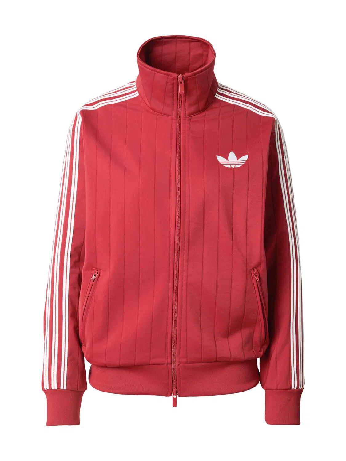 Худи на молнии Adidas Originals FB красного цвета