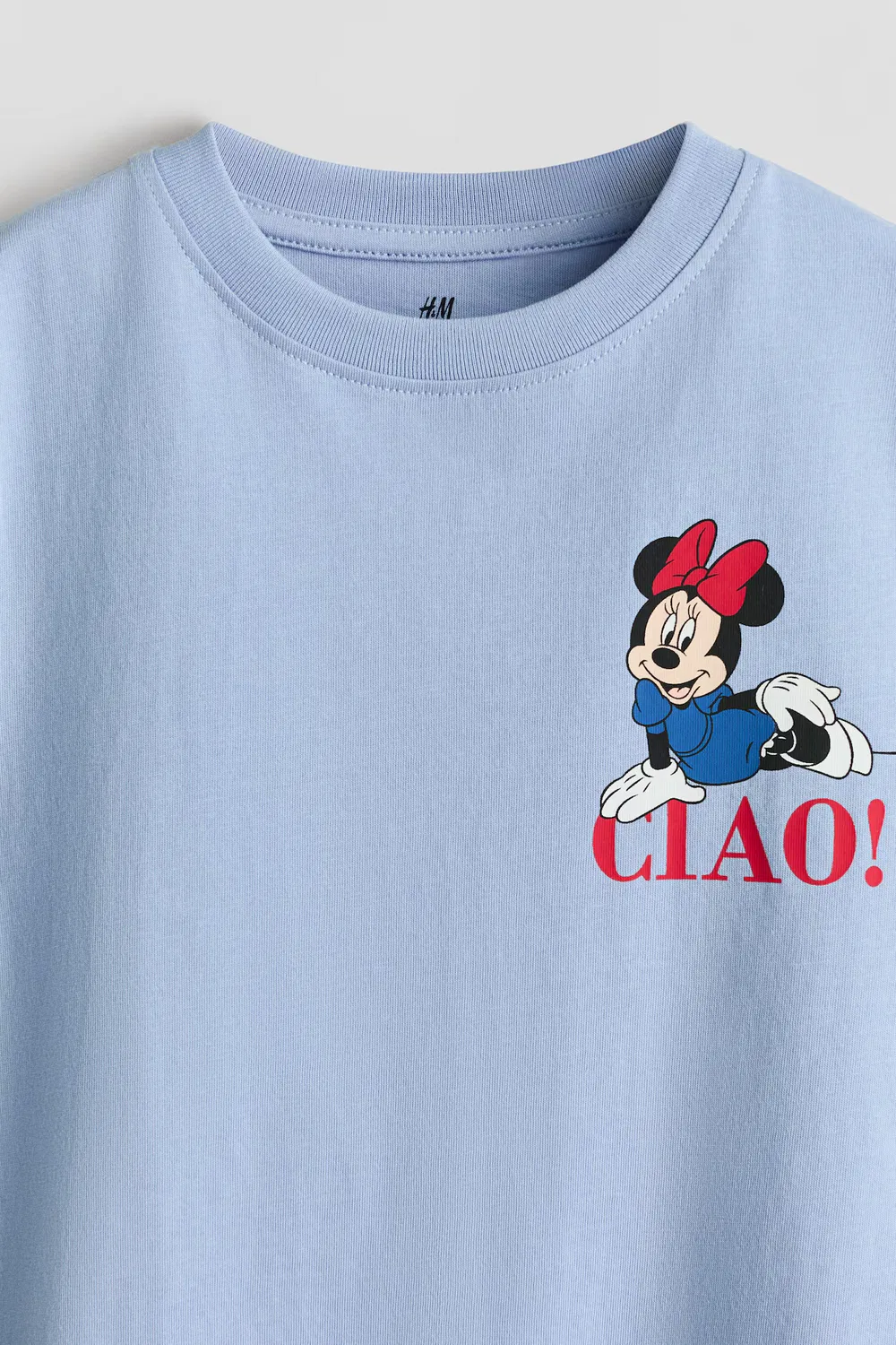 Набор из 3 футболок с принтом H&M, Helles Mattblau/Minnie Maus — фото 3