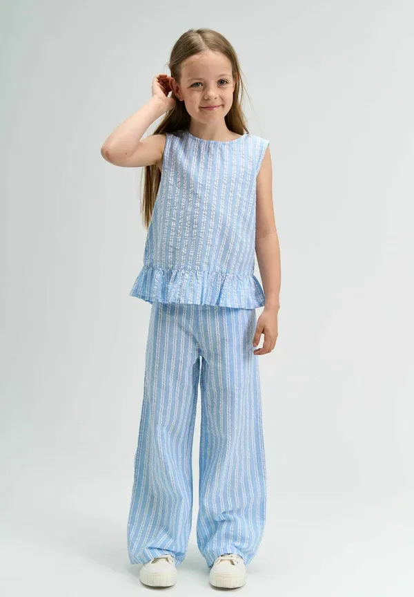 Топ хлопковый полосатый Shirley The New, Forever Blue Striped, синий