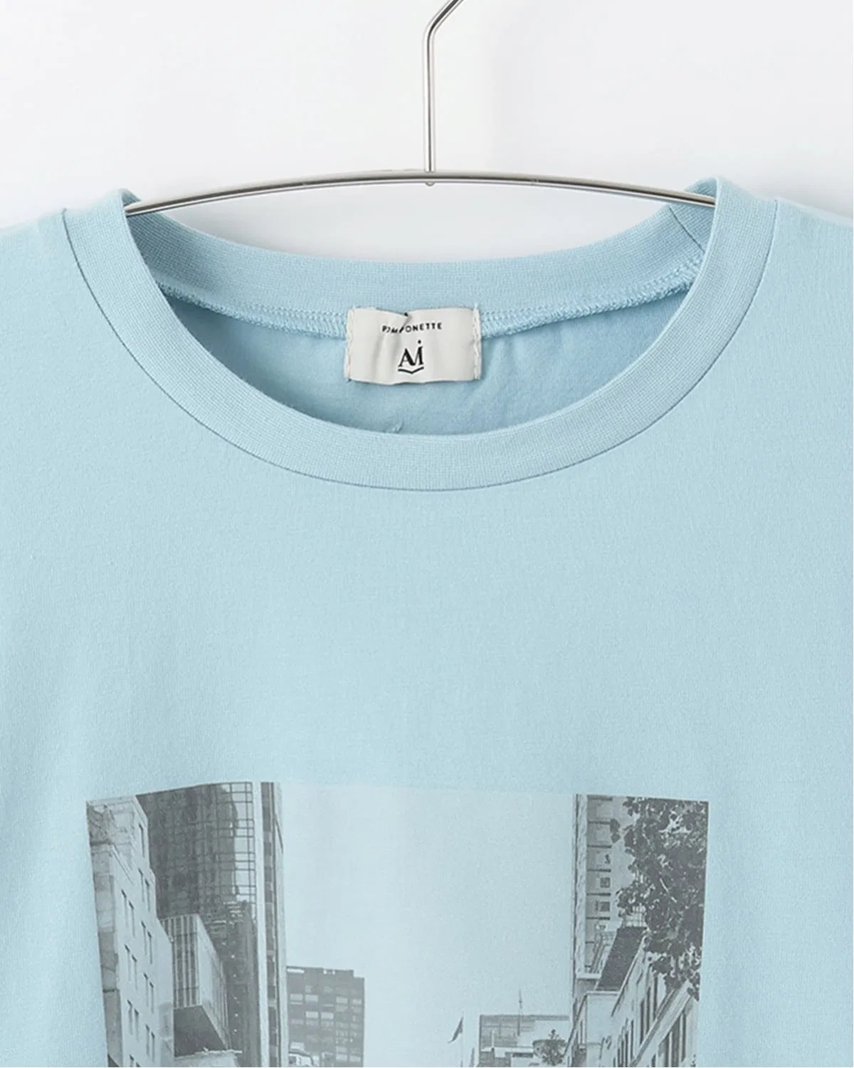 Детская туника с воланами и принтом Pom Ponette Junior, Off White — фото 3