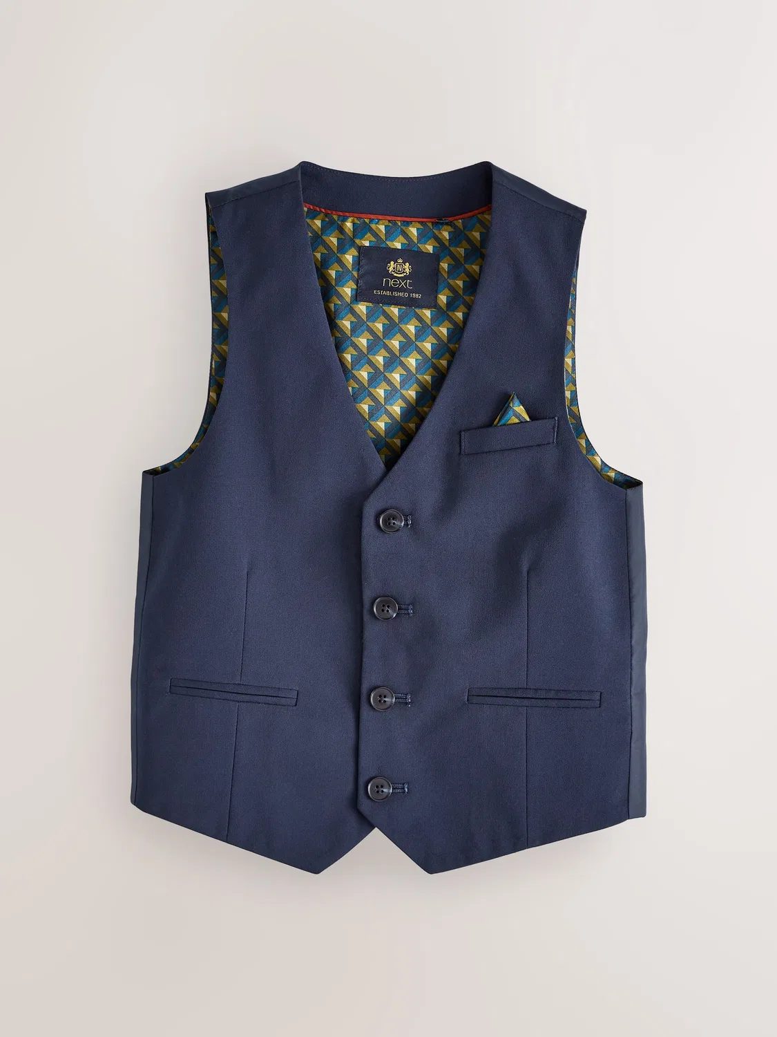 Жилет темно-синий Waistcoat Next, темно-синий