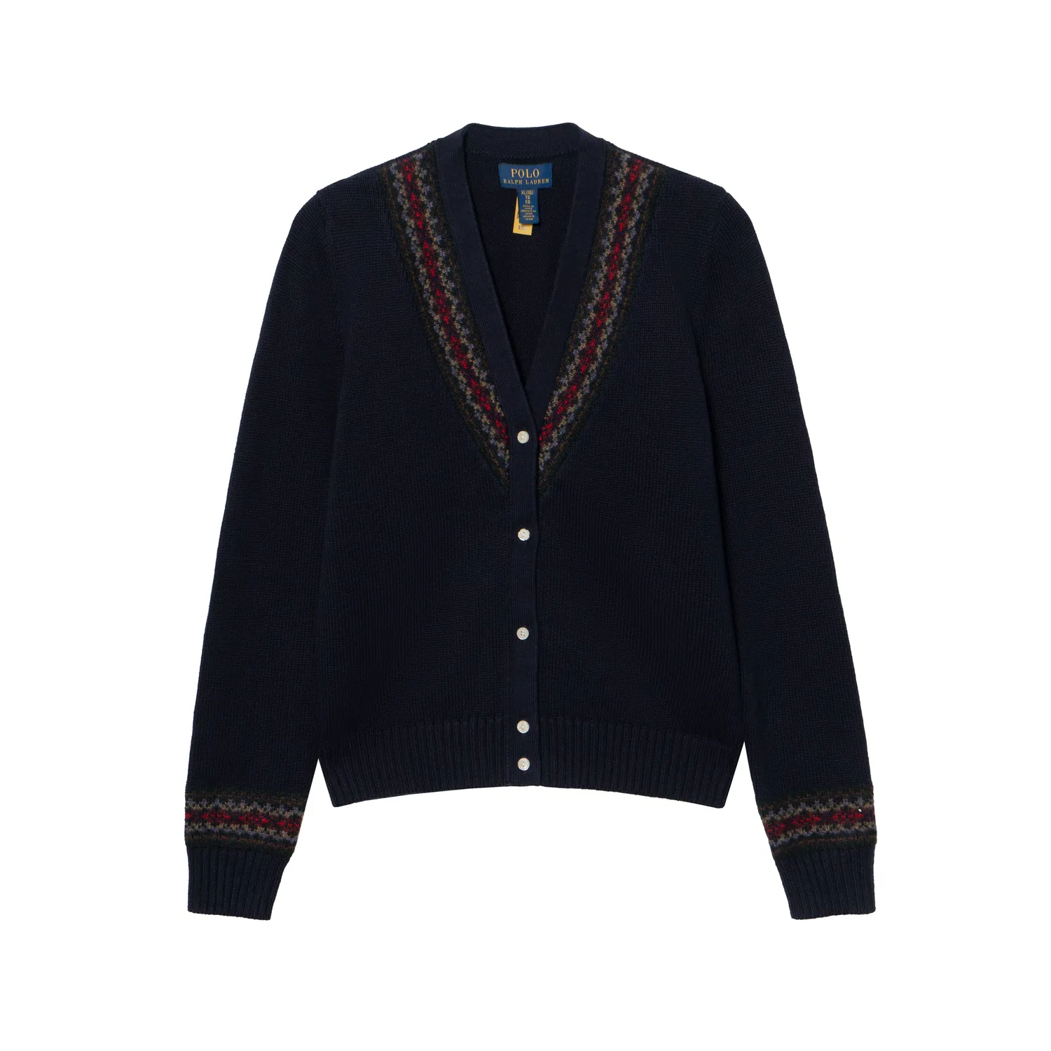 Детский свитер с принтом Marine Blue Multicolor Polo Ralph Lauren