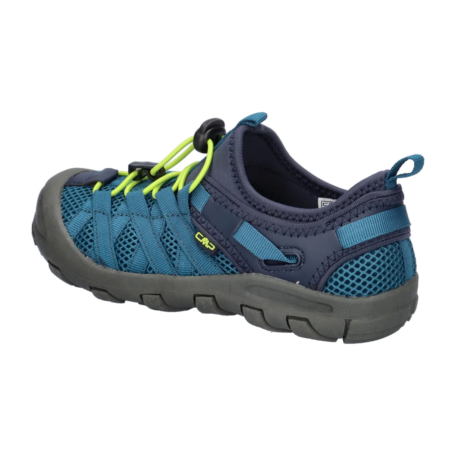 Детские закрытые сандалии Kids Rokky Sandal Cmp, Цвет: Dunkelblau / Gelb / Navyblau — фото 3