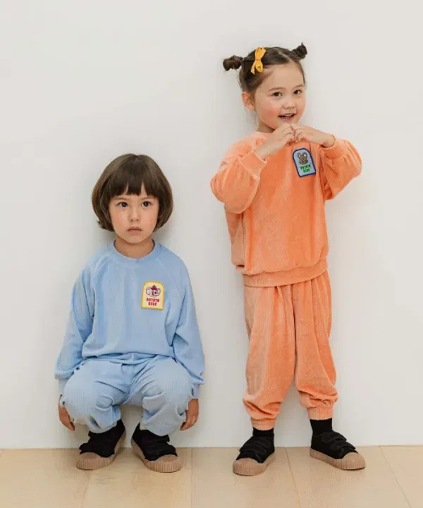 Костюм из велюра, Salt Velour Rototobebe, оранжевый