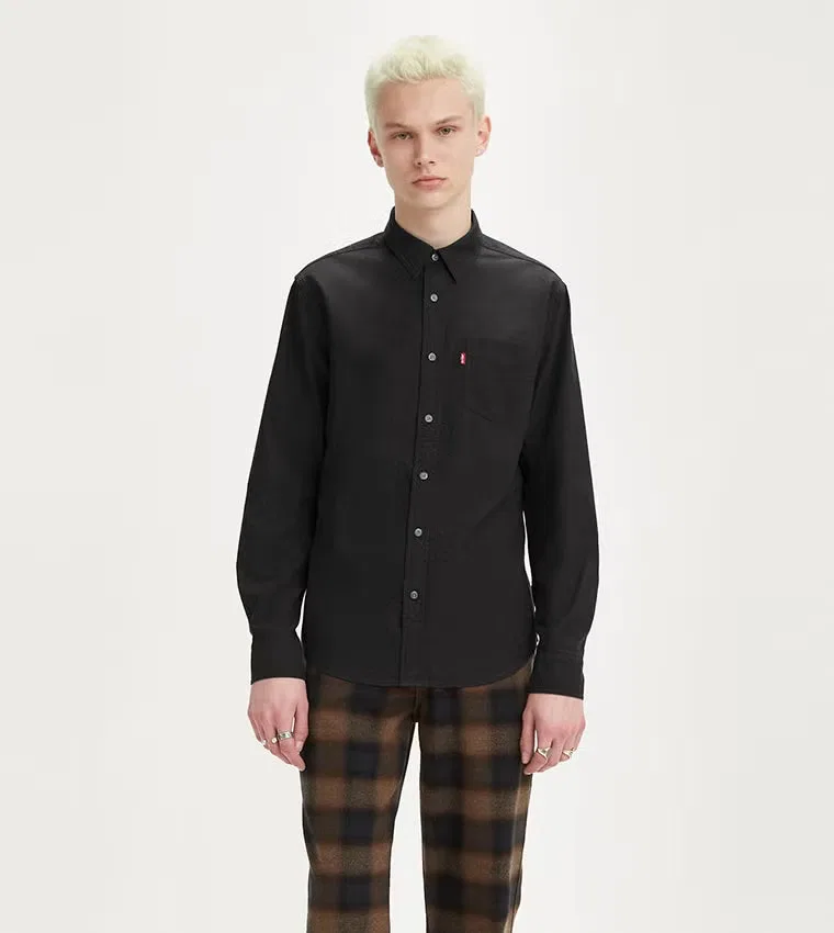 Рубашка классическая с длинным рукавом Classic Levi'S, черный