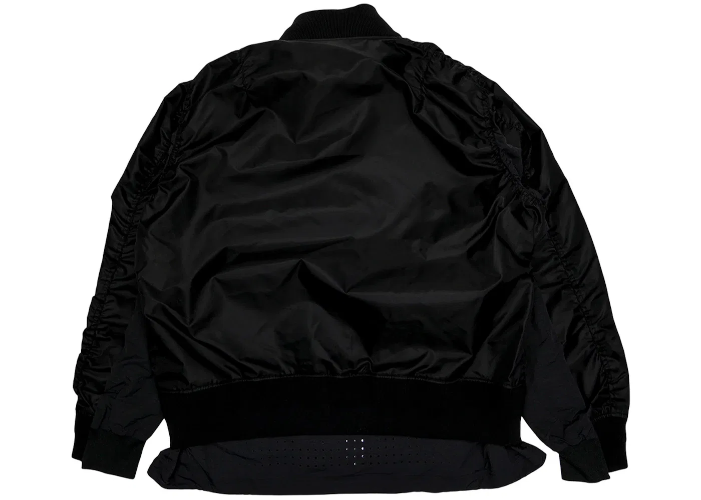 Мужская куртка-бомбер многослойная Nike x Sacai, Black — фото 3