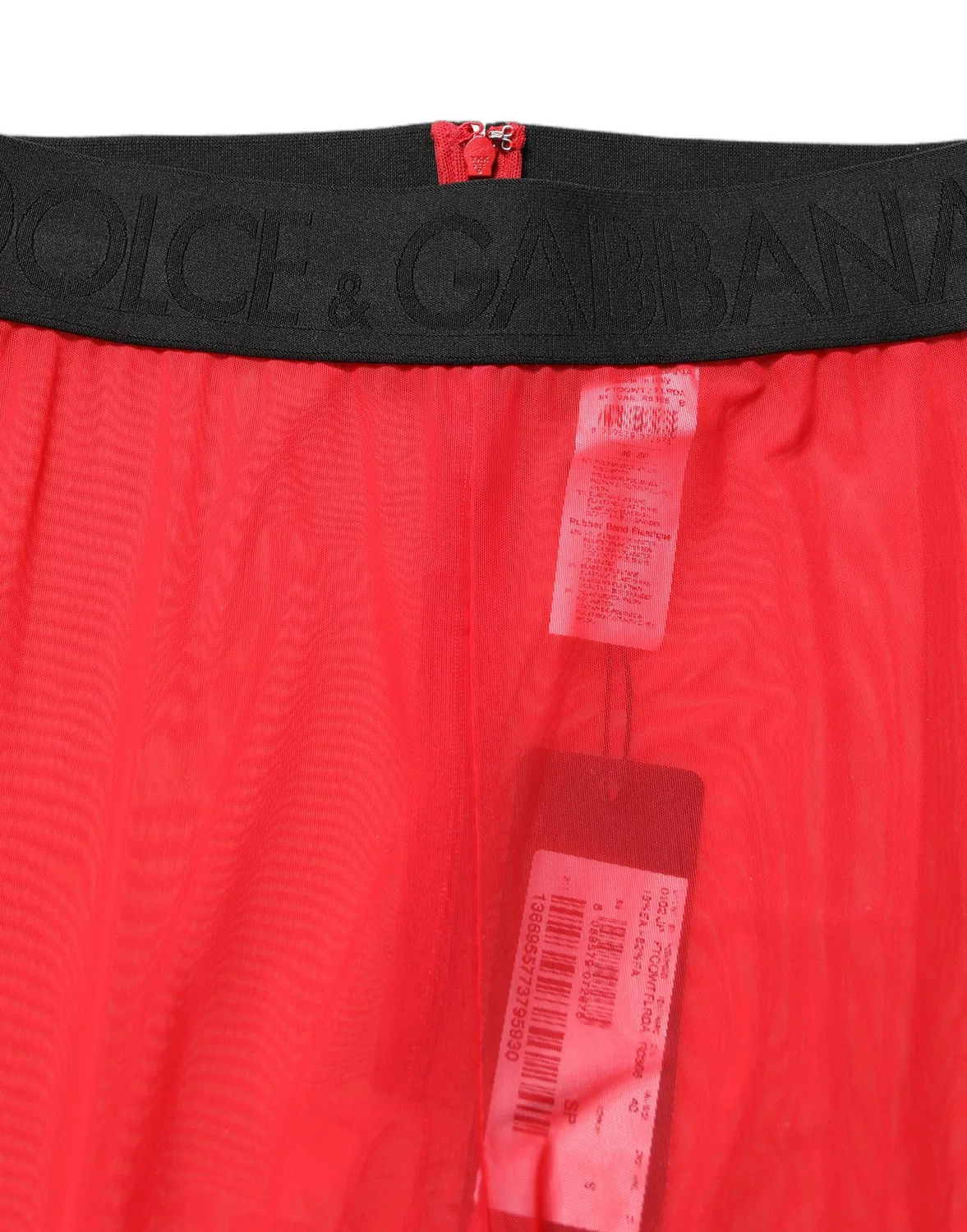 Женские леггинсы-брюки с молнией Dolce & Gabbana, Red