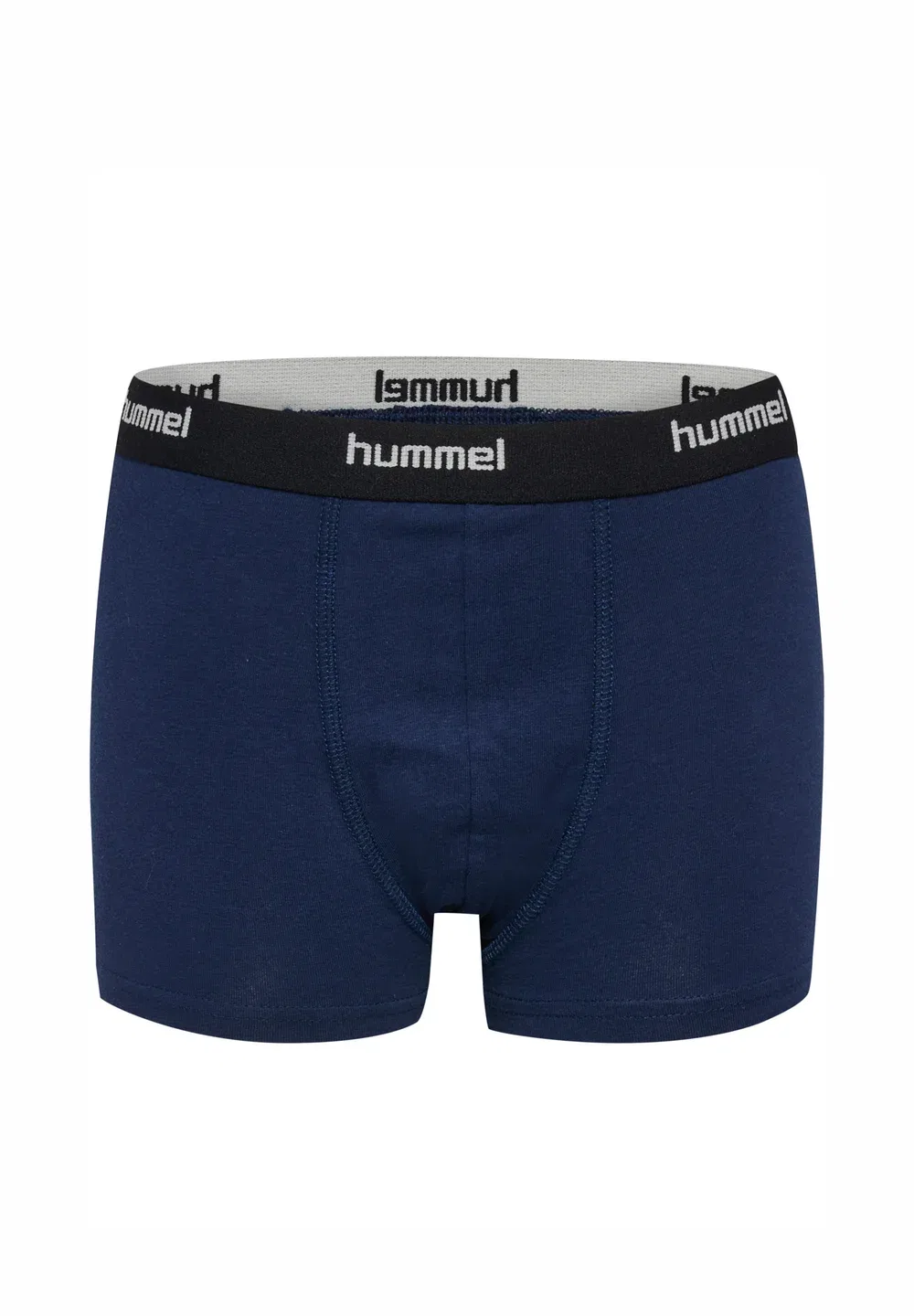 Hmljr nalle boxers 3 pack - boxer briefs Hummel, Grey Melange Dress Blues Black — фото 4