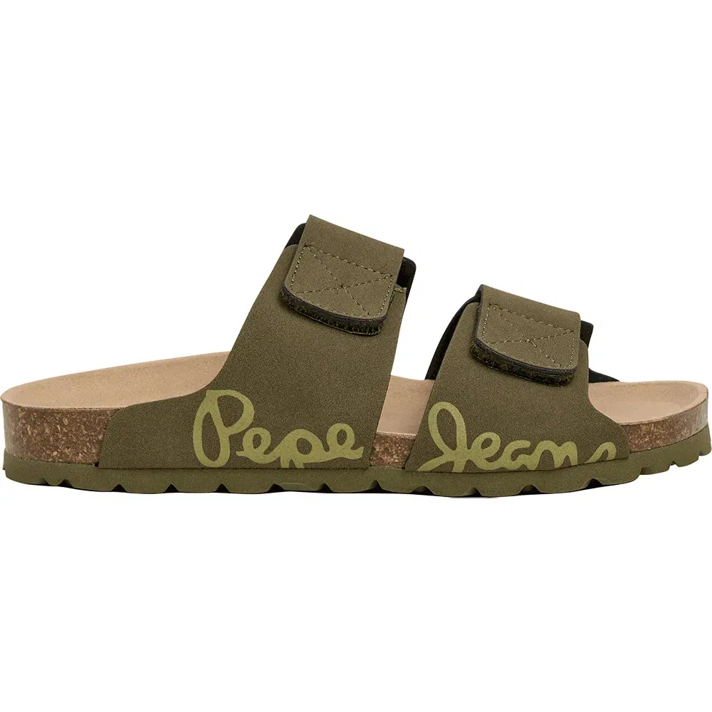 Детские сандалии для мальчиков с анатомической стелькой Bio Brook Pepe jeans, Green