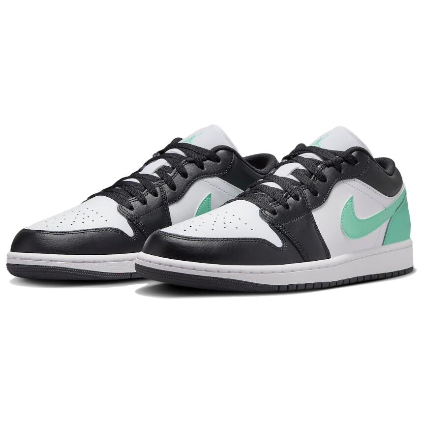 Jordan Air Jordan 1 винтажные баскетбольные кроссовки мужские, White/Green — фото 2