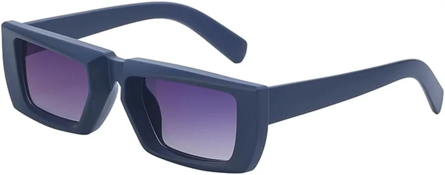 

Маленькие прямоугольные солнцезащитные очки для женщин в стиле ретро с градиентом, защита от УФ-излучения UV400, мужские солнцезащитные очки в стиле панк HDUBFY, 4