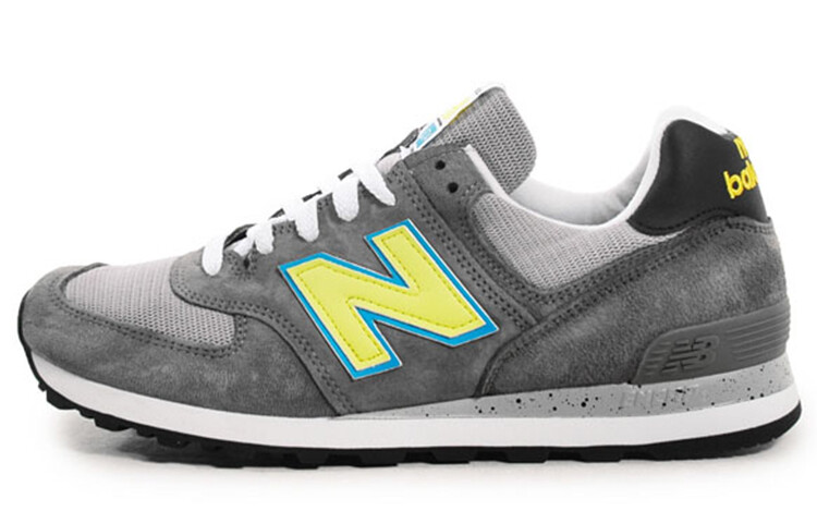 

Кроссовки мужские NB 574 с низким верхом серые/синие/желтые New Balance
