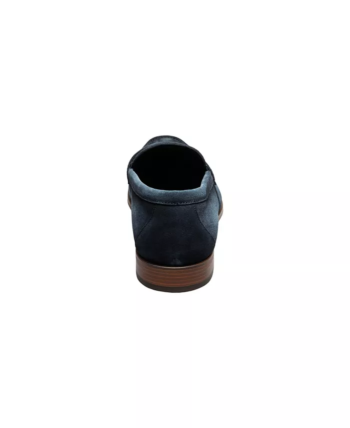 Мужские мокасины Burke Moc Toe Saddle Slip On Stacy Adams, синий — фото 4