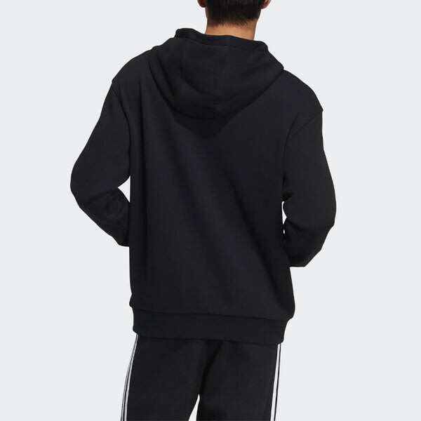 Толстовка originals i trfl ch hd 2 alphabet logo pattern printing hooded long sleeves black Adidas, черный — фото 3