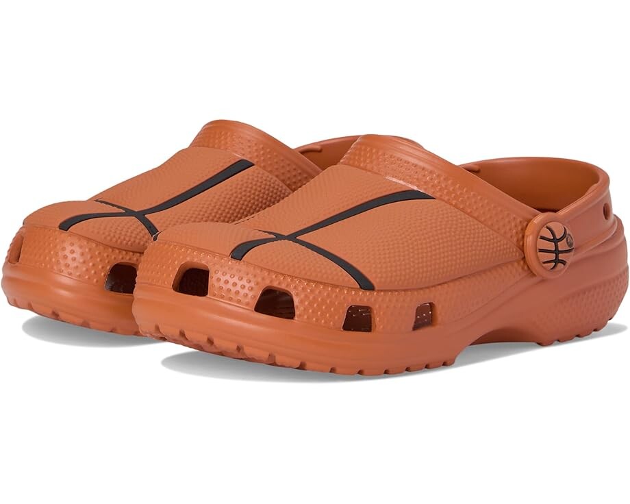 

Сабо Unisex Crocs Kids Classic Clogs with Patterns and Graphics, цвет Basketball