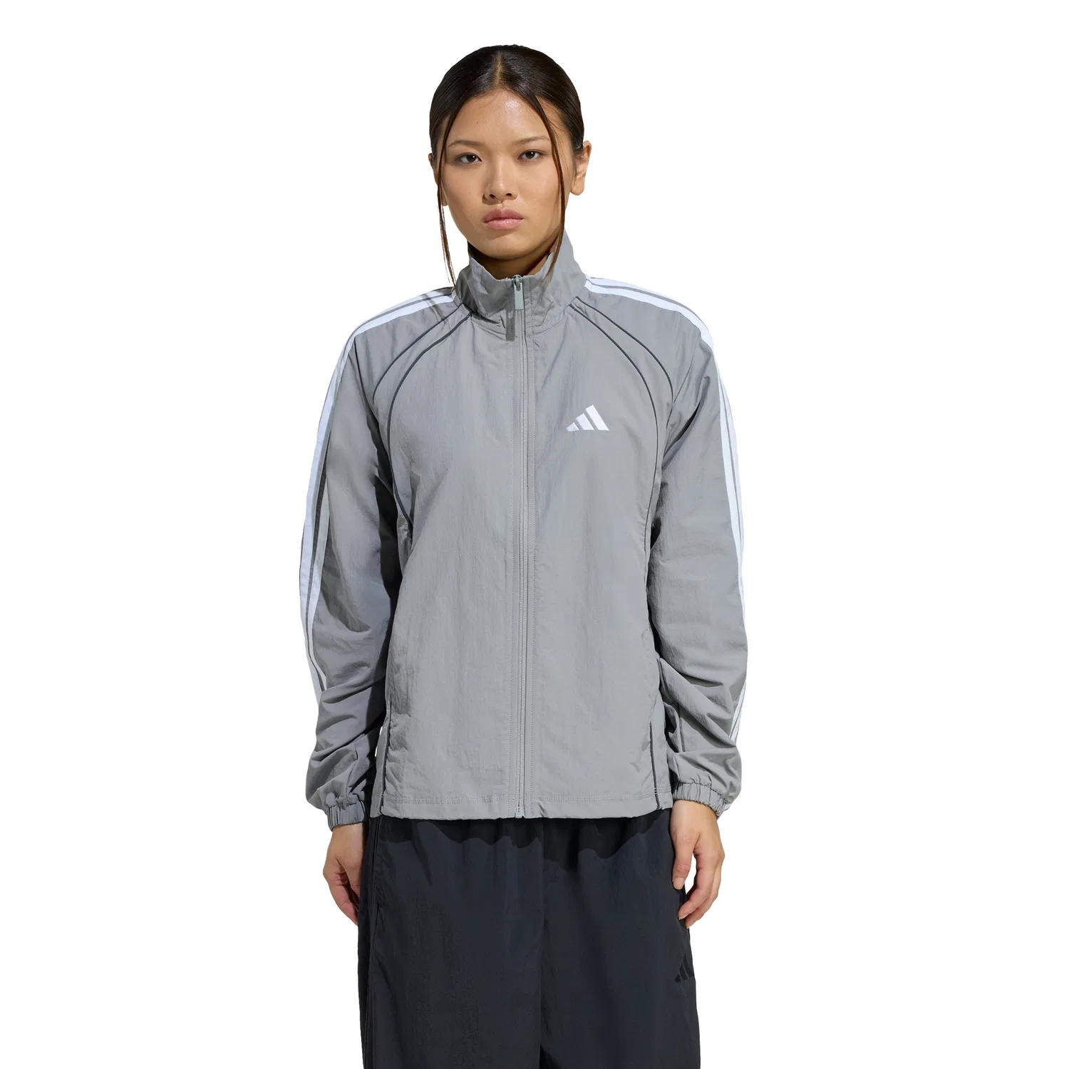 Женская тканая спортивная куртка 3-Stripes Iconic от Adidas — фото 4