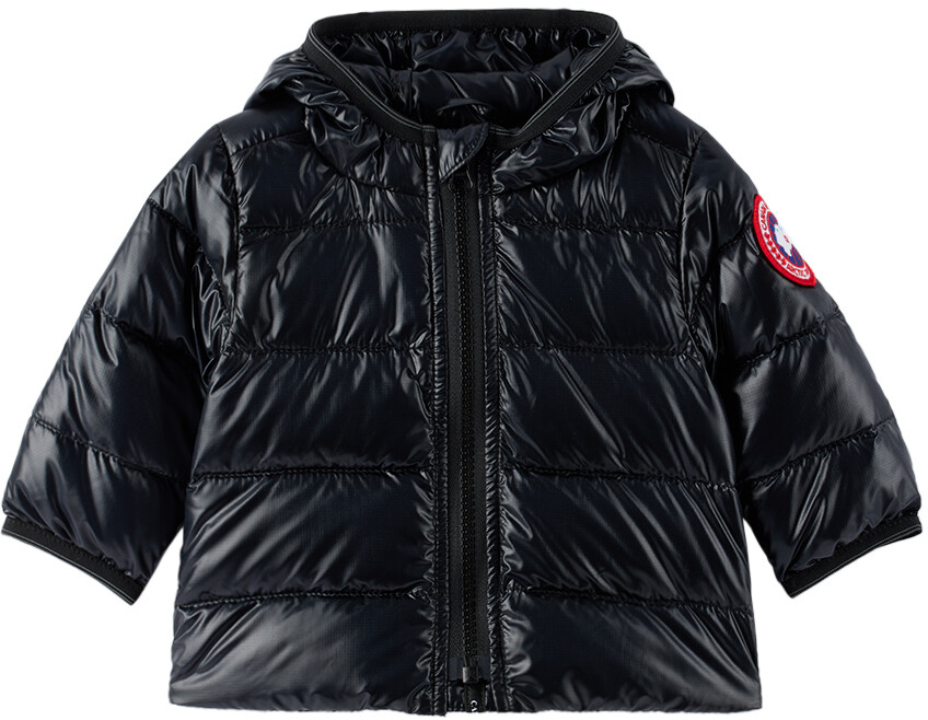 

Пуховик с капюшоном Baby Crofton Canada Goose Kids, цвет Black