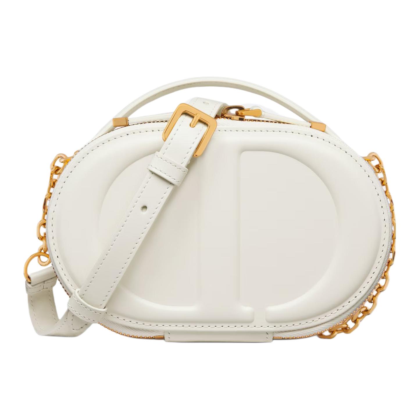 

Сумка через плечо из кожи коровы, белая DIOR