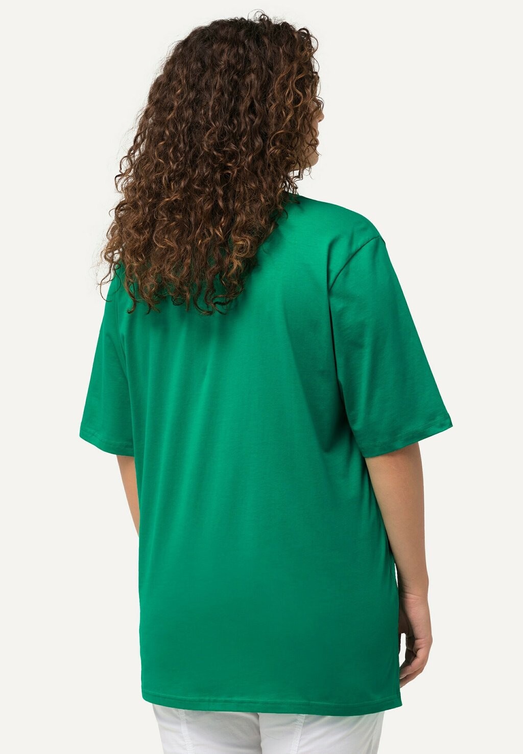 

Базовая футболка PLUS SIZE TEE Ulla Popken, цвет Mottled Green