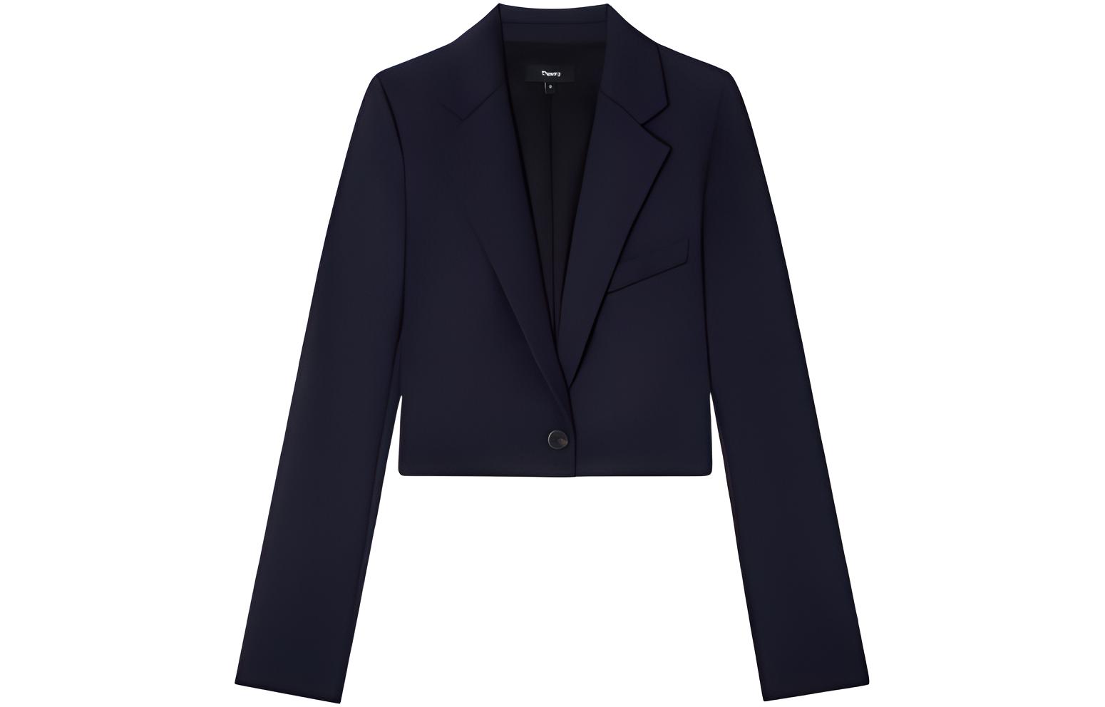 

Theory Женские деловые костюмы, темно-синий, с умеренным воротником