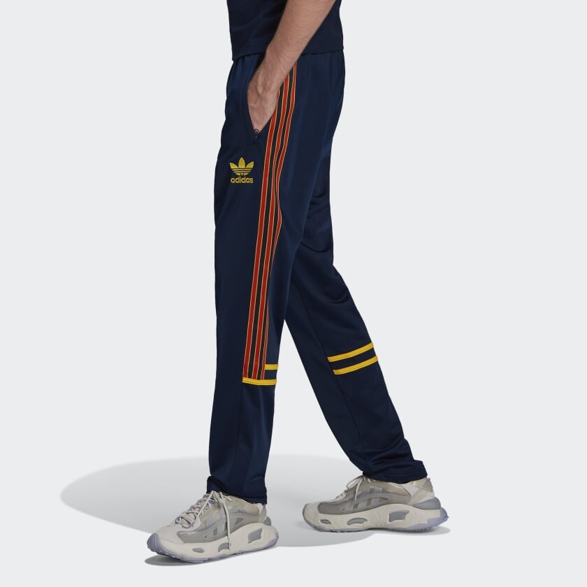 Повседневные брюки мужские синие Adidas Originals, синий — фото 4
