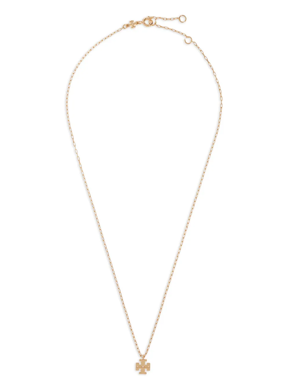 

Колье с подвеской Double T Tory Burch, золотой