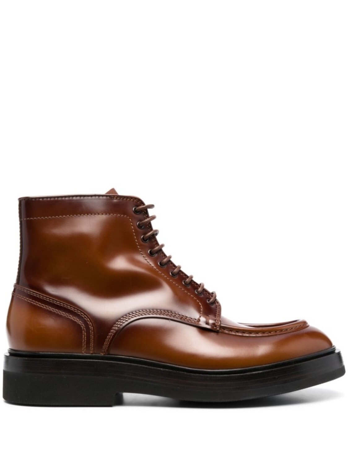 

Santoni ботинки на шнуровке, коричневый
