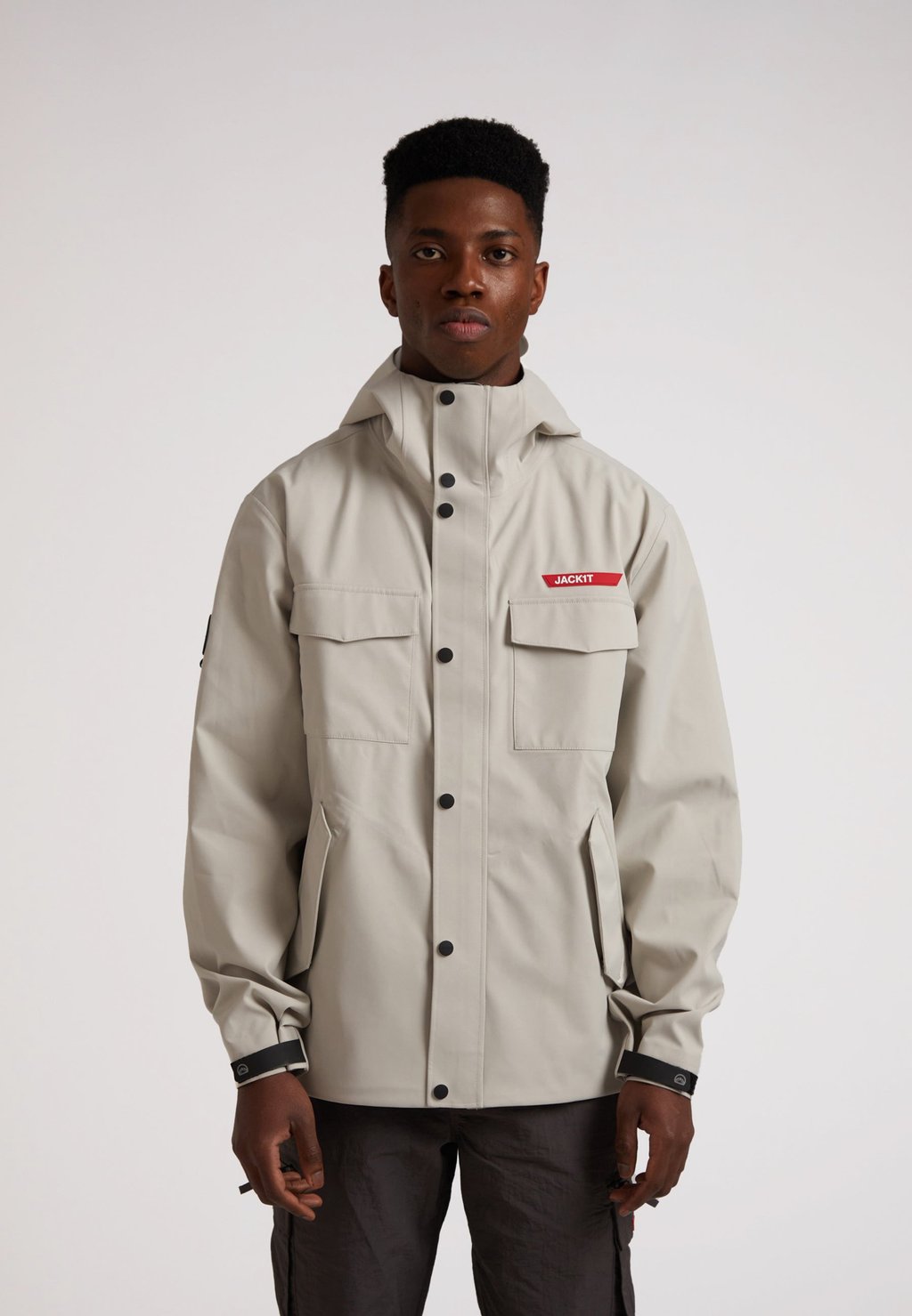 

Ветровка THORIUM HOODED WATERPROOF JACK1T, кремовый