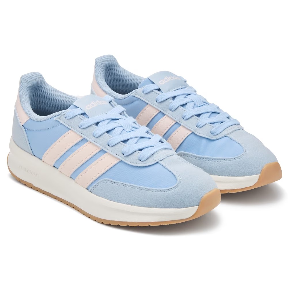 

Детские кроссовки в стиле 70-х Run 70s Adidas, blue/pink/gum