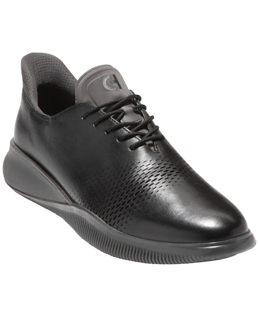 Мужские туфли-оксфорды Zerøgrand Laser Quick-On на шнуровке, размер 6 Cole Haan, черный raven