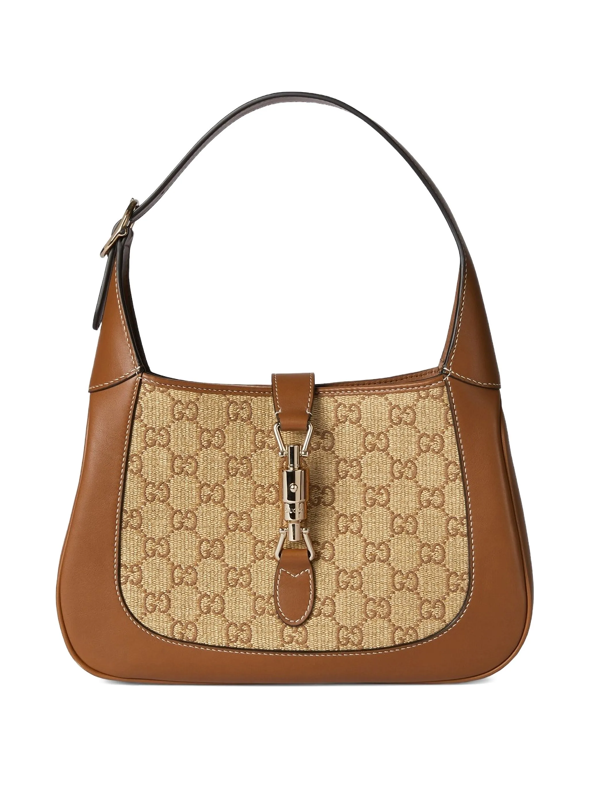 

Сумка на плечо Jackie 1961 среднего размера Gucci, бежевый