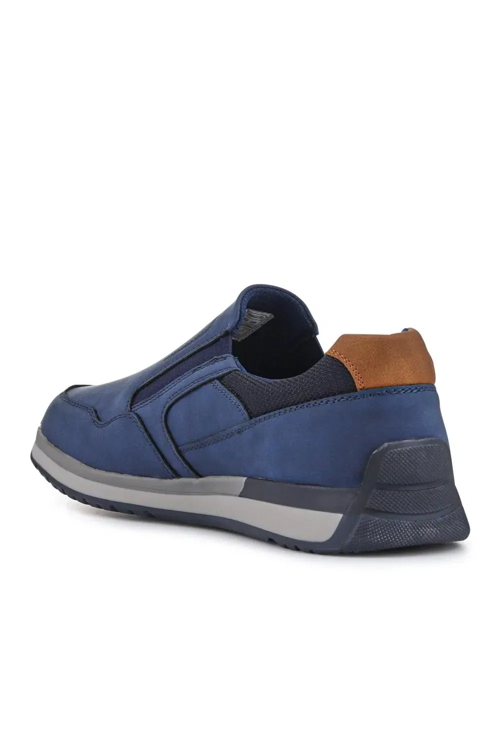 Повседневные туфли slip-on на широкую стопу Pavers, темно-синий — фото 3
