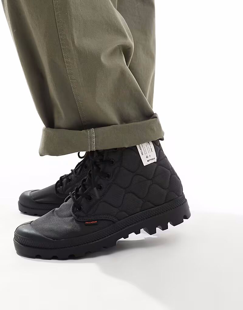 

Ботинки Palladium Pampa с перестежкой черного цвета